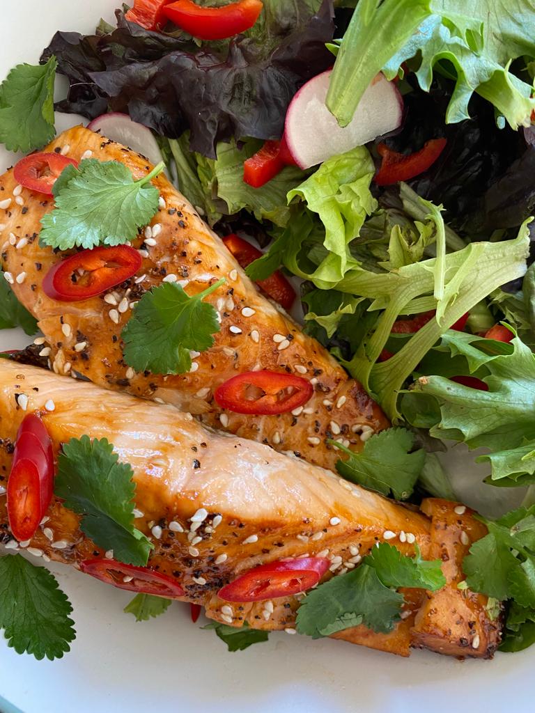 Air Fryer Salmon
