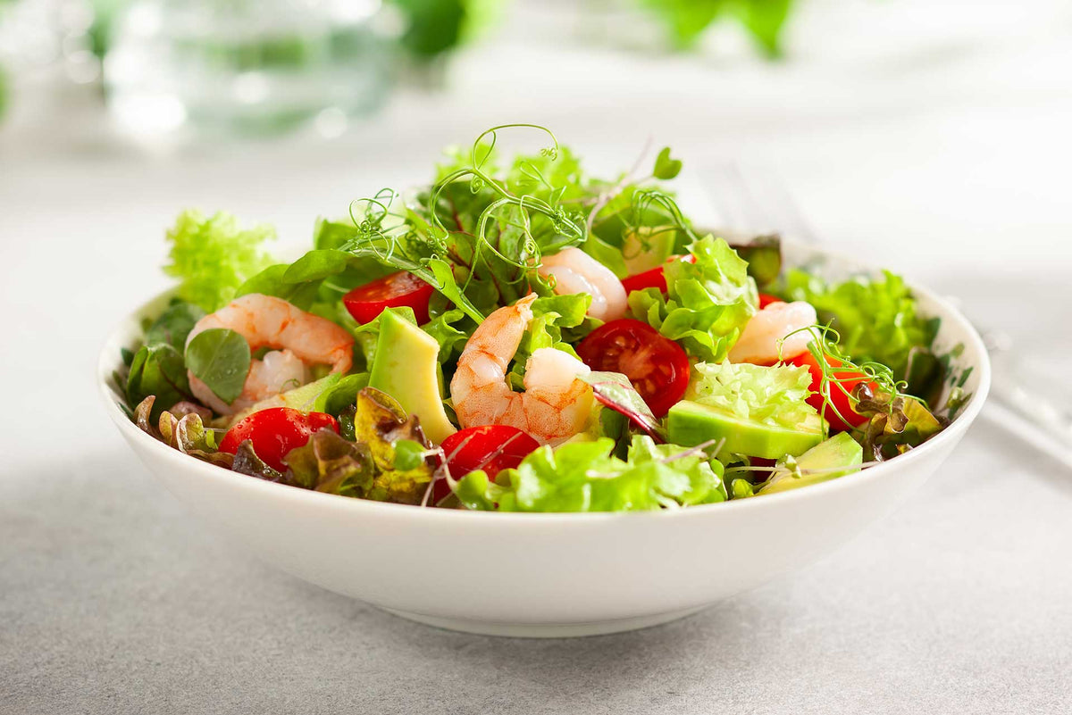 Peeled Prawn Summer Salad